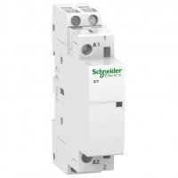 ⚡Модульный контактор Schneider Electric Acti 9 iCT, 25А, 1NO, 220В, ~50Гц (А9С20531)