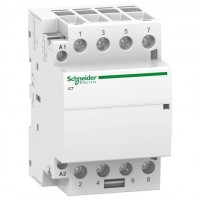 Модульний контактор Schneider Electric Acti 9 iCT, 63А, 4NC, 24В, ~50Гц (А9С20167)