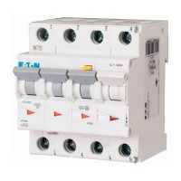 ⚡Диференційний автомат Eaton mRB6, 10А, 100мА, 3P+N, C (120662)