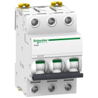 ⚡Автоматичний вимикач Schneider Electric Acti9 iC60Н 6A, 3P, D, 10кА (A9F85306)