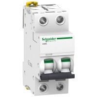 ⚡Автоматичний вимикач Schneider Electric Acti9 iC60L 63A, 2P, B, 15кА (A9F93263)