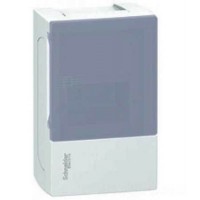 ⚡Щит навісний Mini Pragma прозорі двері, 1 ряд, 4 модулі, Schneider Electric, Італія (MIP12104T)