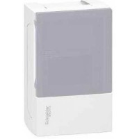 ⚡Щит навісний Mini Pragma прозорі двері, 1 ряд, 8 модулів, Schneider Electric, Італія (MIP12108T)