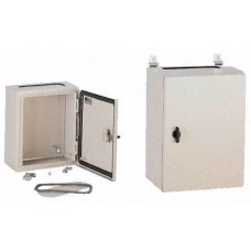 Шкаф распределительный стальной настенный с монтажной платой Schneider Electric Spacial CRN (NSYCRN86300P)