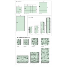 Щит навесной Mini Pragma дымчатые двери, 1 ряд, 4 модуля, Schneider Electric, Италия (MIP12104S)