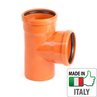 Тройник монтажный PVC для наружной канализации Redi O110/110x87°
