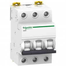Автоматический выключатель Schneider Electric iK60N, 63А, кривая C, 3-полюсный A9K24363 