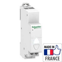 Світловий індикатор на DIN-рейку Schneider Electric Acti 9 iIL, простий індикатор, білий, 110-230В змін. струму