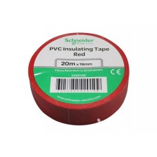 Изолента Schneider Electric ПВХ 19мм/20м. Цвет "Красный"