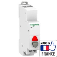Кнопка управления на DIN-рейку Schneider Electric Acti 9 iPB, с индикатором, 1NO (12-48В) Кнопка управления на DIN-рейку Schneider Electric Acti 9 iPB, с индикатором, 1NO (12-48В)