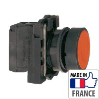 XB5AA42 Кнопка з пружинним поверненням Schneider Electric XB5-A, червона, пластик. основа, 1NC