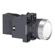 XA2EW31B1 Кнопка с подсветкой, LED, 24В, белая, 1НО