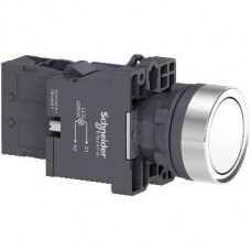 XA2EW31Q1 Кнопка с подсветкой, LED, 380В, белая, 1НО