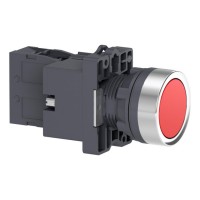 XA2EW34B2 Кнопка с подсветкой, LED, 24В, красная, 1НЗ