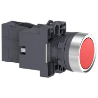 XA2EW34M2 Кнопка с подсветкой, LED, 220В, красная, 1НЗ