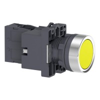 XA2EW35B1 Кнопка с подсветкой, LED, 24В, желтая, 1НО