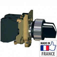 XB4BD21 Перемикач зі стандартною ручкою Schneider Electric XB4-B, 2 положення з фіксацією, метал. основа, 1NO