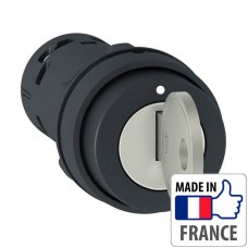 Переключатель с ключом Schneider Electric XB7, 3 положения с фиксацией, в монолитном корпусе, 2NO XB7NG33