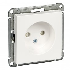 РОЗЕТКА БЕЗ ЗАЗЕМЛ.З ШТОР.W59 ПРИХ.ВСТ.