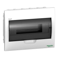 Щиток распределительный встраеваемый Schneider Electric Easy9 на 12 модулей, дымчатая дверца