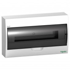 Щиток распределительный навесной Schneider Electric Easy9 на 18 модулей, дымчатая дверца