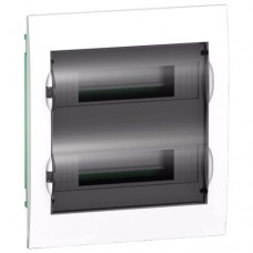 Щиток распределительный встраеваемый Schneider Electric Easy9 на 24 модуля, дымчатая дверца