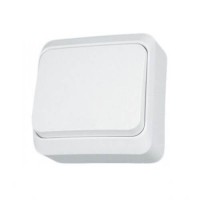 Вимикач одноклавішний Prima Білий WDE001010