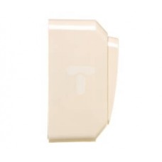 Вимикач одноклавішний Prima Кремовий WDE001110