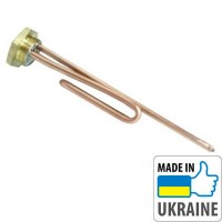 ТЕН 1,5 кВт, гайка, прямий без анода M6 ТЕН 1,5 кВт, гайка, прямий без анода M6