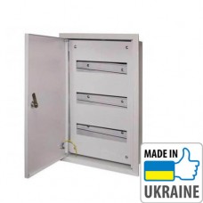 Щиток металлический модульный встраиваемый Triumph dNRP 1 ряд, 12 модулей dRP-12-02