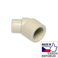 PP-R Колено (угол) 45° ВН, d=25мм, Wavin Ekoplastik, SKO12545XX