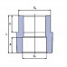 PP-R Муфта переходная ВН 50x32мм, Wavin Ekoplastik, SRE15032XX