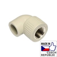 PP-R Угольник 90o с металлической внутренней резьбой 1/2”x25мм, Wavin Ekoplastik, SKOI02520E PP-R Угольник 90o с металлической внутренней резьбой 1/2”x25мм, Wavin Ekoplastik, SKOI02520E