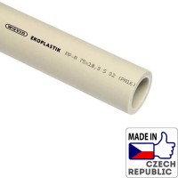 PP-R Труба S3,2/PN16/SDR7,4 диаметром 40х5,5мм, L=4м, Wavin Ekoplastik, STR040P16X PP-R Труба S3,2/PN16/SDR7,4 диаметром 40х5,5мм, L=4м, Wavin Ekoplastik, STR040P16X