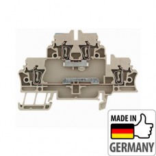 1689960000 Клема дворівнева ZDK 2.5N-DU, 2,5 мм.кв