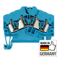 1706070000 Клема прохідна ZDU 2.5-2/4AN BL, 2,5 мм.кв