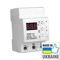 Однофазное реле напряжения с термозащитой ZUBR D40t (4820120220463)