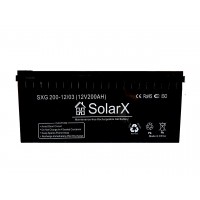 Гелевый аккумулятор SolarX SXG 200-12 (12V 200Ah)