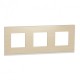 ⚡Рамка 3-х постова горизонтальна Unica New клен/білий (NU600683)