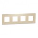 ⚡Рамка 4-х постова горизонтальна Unica New клен/білий (NU600883)