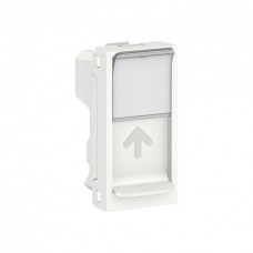 ⚡Центральна плата RJ45 Keystone/Systimax 1 модуль біла (NU946018)